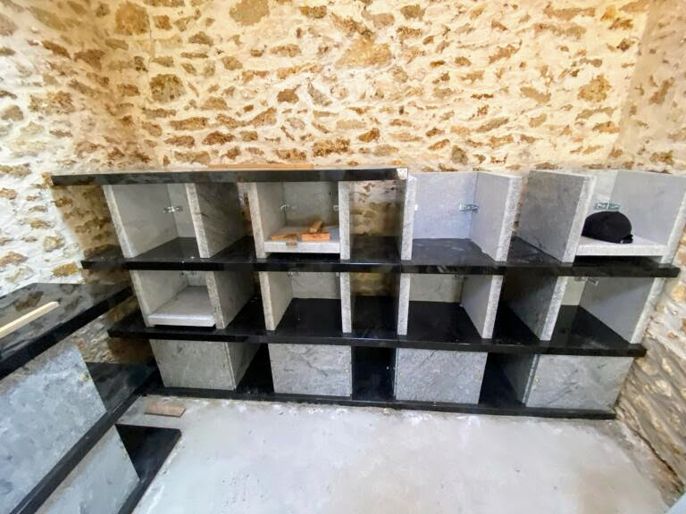 construction du 3eme étage du columbarium